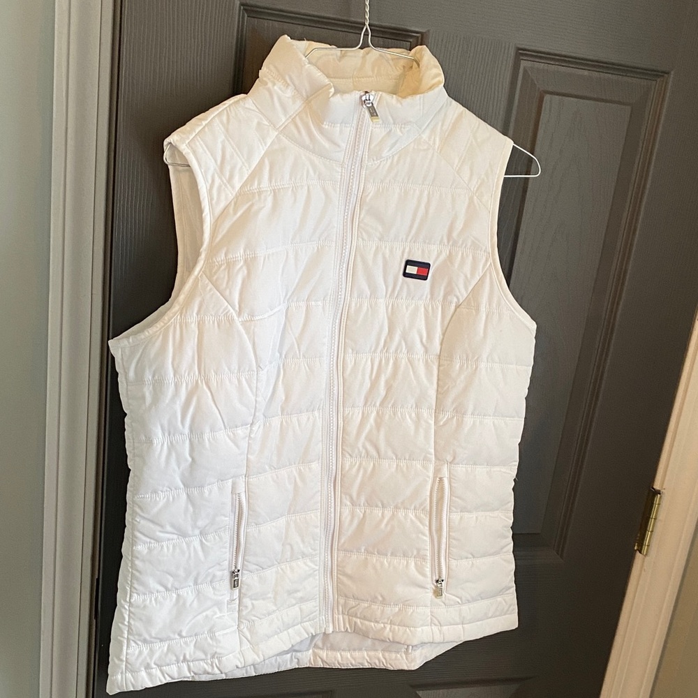 Tommy Hilfiger Ivory Quilted Vest